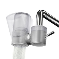Vortopt Faucet Water Filter,360° Rotary Kitchen Faucet Filter with Carbon Block Filter, 350 Gallon NSF Certified Agua Purifier,can Reduce 99% Chlorine,Improve Taste, Drinking Water Filter,T10