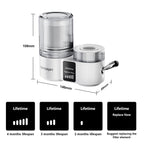 Vortopt Water Filter for Sink Faucet,NSF/ANSI 42 Certified Faucet Water Filter,with Display & 400 Gallon Capacity.
