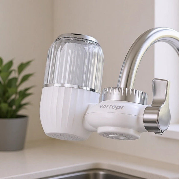 T4-ACF Faucet Water Filter with Transparent Shell, Vortopt