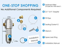 Q2 Self-cleaning Spin Down Sediment Filter, Vortopt - Vortopt