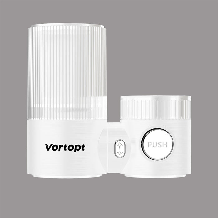 Vortopt 360° Rotating Faucet Water Filter,400 Gallon,NSF/ANSI 42 Certified Water Filter for Sink Faucet,Reduces 99% Chlorine & Odor,Fits Most Standard Faucets,3 Month Lifespan,White.