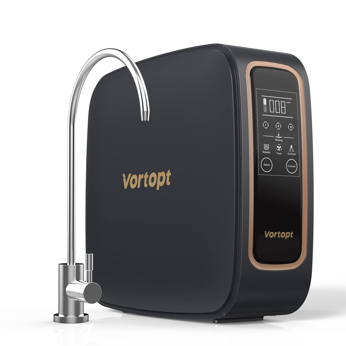 DR1-800 Tankless Reverse Osmosis System, Under Sink RO Water Filter System, Vortopt - Vortopt