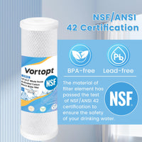 4CTO-10 Replacement Cartridge for Any Standard RO Unit, Vortopt - Vortopt