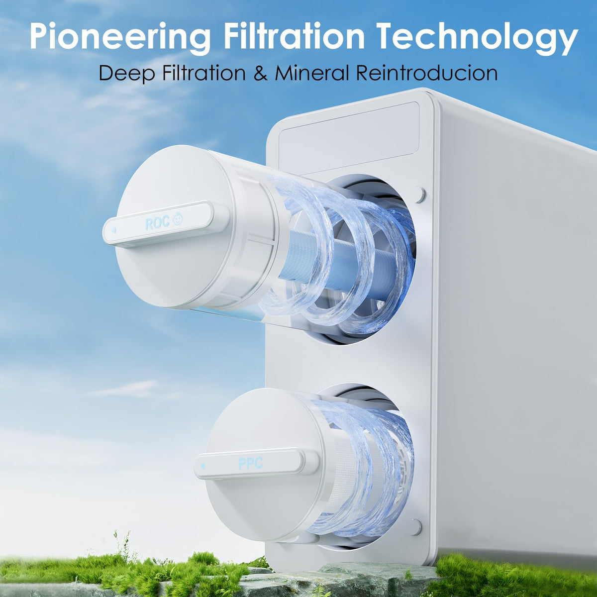 ROC/PPC Replacement Filter Compatible with DR5-1000G Under-sink Reverse Osmosis Water Filter System,Vortopt - Vortopt