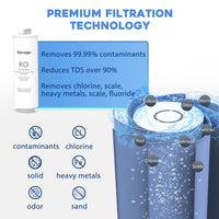 QR03 Reverse Osmosis System RO Replacement Filter Cartridge ,Vortopt - Vortopt