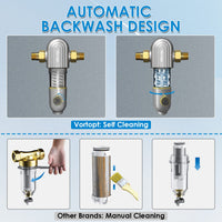 Q2 Self-cleaning Spin Down Sediment Filter, Vortopt - Vortopt