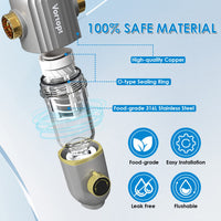 Q2 Self-cleaning Spin Down Sediment Filter, Vortopt - Vortopt