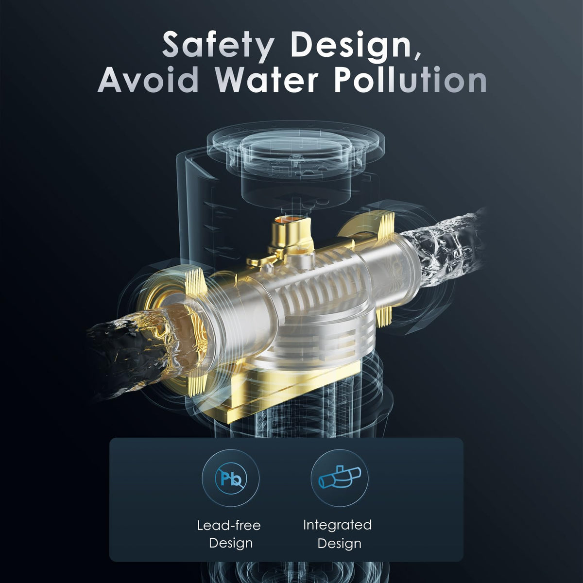 Q50 Sediment Filter for Well Water ,Automatic Backwash System, Spin Down Sediment Filter, Vortopt - Vortopt