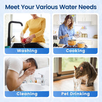 Replacement Filter for Q5-C2 & Q6-C2 Under Sink Water Filter System,Vortopt